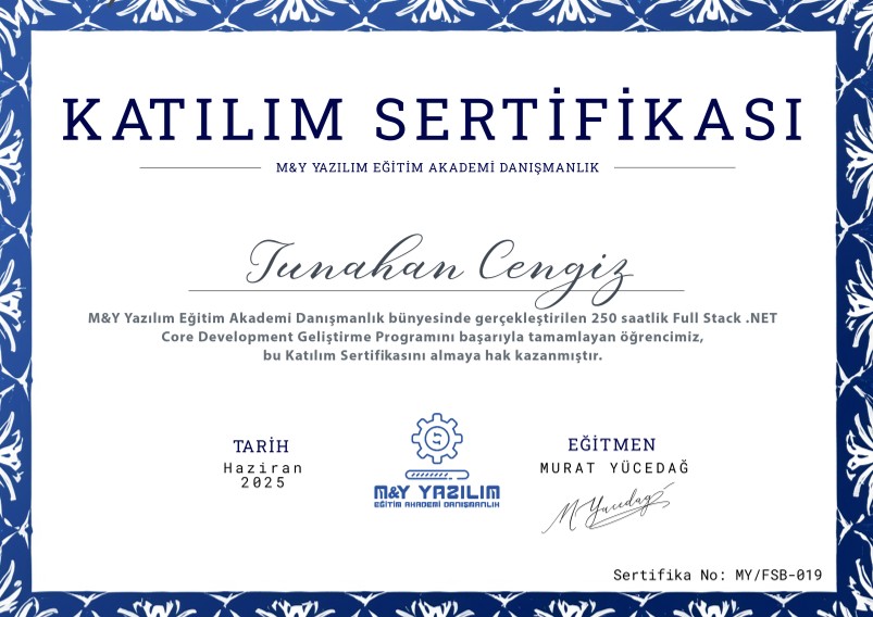 Full Stack .NET Core Development